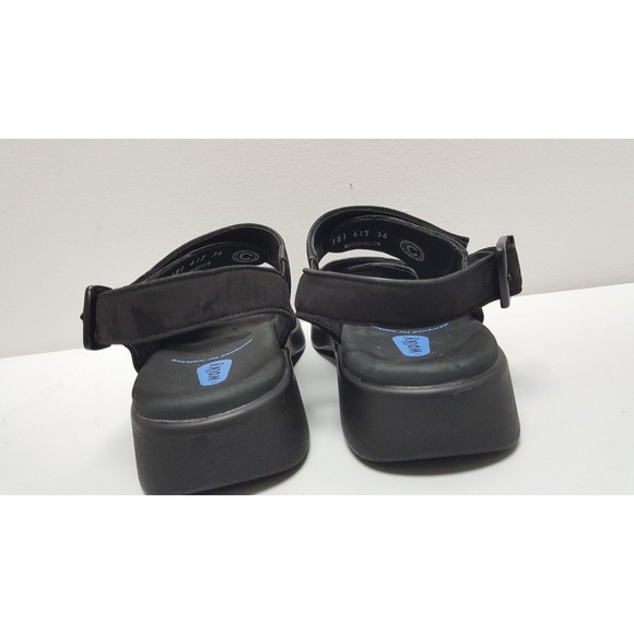 Wolky Sandals Womens Nimes Size 5.5 Nubuck Leather Shoes 2 Strap Slingback 617 - Picture 8 of 12